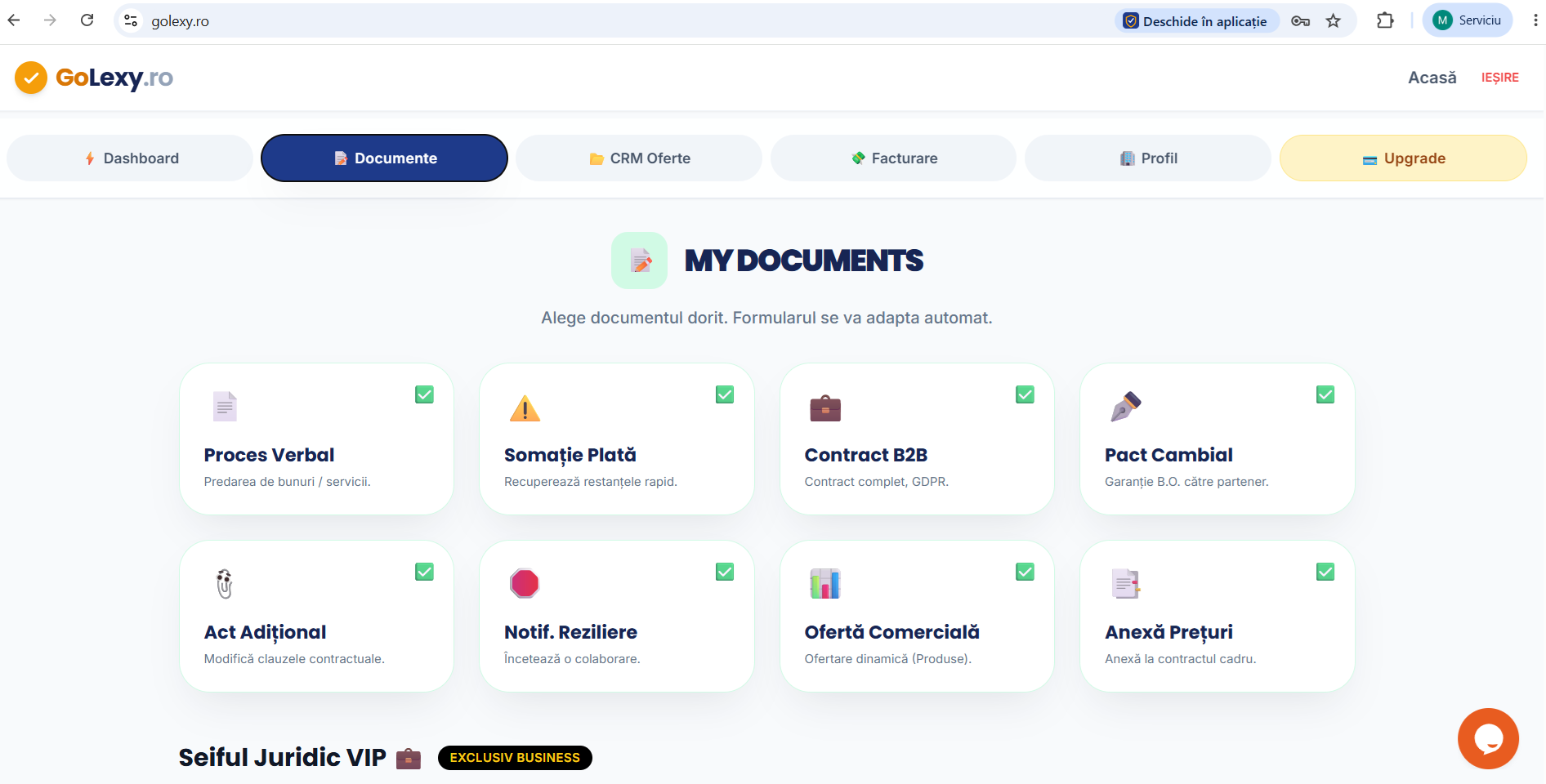 GoLexy Dashboard